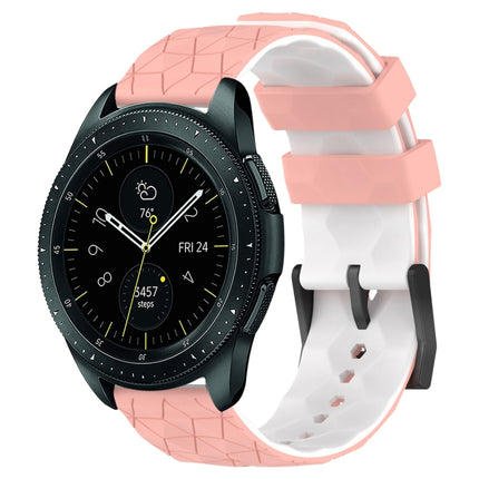 20mm Football Pattern Two-Color Silicone Watch Band