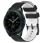 For Samsung Galaxy Watch 42mm / Black+White