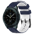 For Samsung Galaxy Watch 42mm / Midnight Blue + White