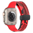 Magnetic Clasp Camouflage Silicone Watch Band