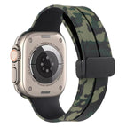 For Apple Watch Ultra 49mm / Camouflage Army Green