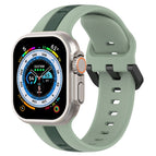 For Apple Watch Ultra 49mm / Light Green + Green