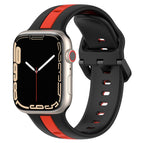 For Apple Watch Series 8&7 45mm / Black+Red