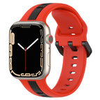 For Apple Watch Series 8&7 45mm / Red+Black