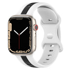 For Apple Watch Series 8&7 45mm / White+Black