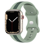For Apple Watch Series 8&7 41mm / Light Green+Green