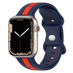 For Apple Watch Series 8&7 41mm / Midnight Blue + Red