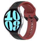 For Samsung Galaxy Watch 6 40mm / Black+Red