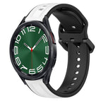 For Samsung Galaxy Watch 6 Classic 43mm / White+Black