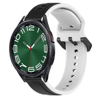 For Samsung Galaxy Watch 6 Classic 43mm / Black+White