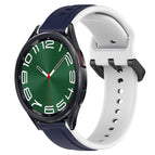 For Samsung Galaxy Watch 6 Classic 43mm / Midnight Blue + White