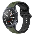 For Samsung Galaxy Watch3 45mm / Dark Green+Black