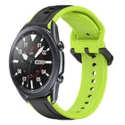22mm Convex Loop Two-Color Silicone Watch Band, For Samsung Galaxy Watch3 45mm, For Samsung Galaxy Watch 46mm, For Samsung Gear S3 Classic, For Samsung Gear S3 Frontier - DealBuddy