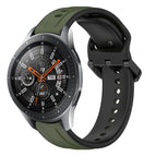 For Samsung Galaxy Watch 46mm / Dark Green+Black