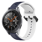 For Samsung Galaxy Watch 46mm / Midnight Blue+White