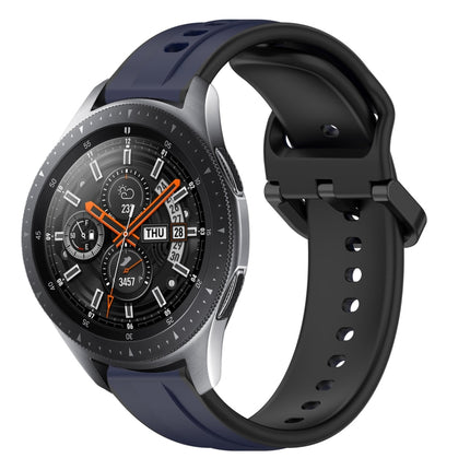22mm Convex Loop Two-Color Silicone Watch Band