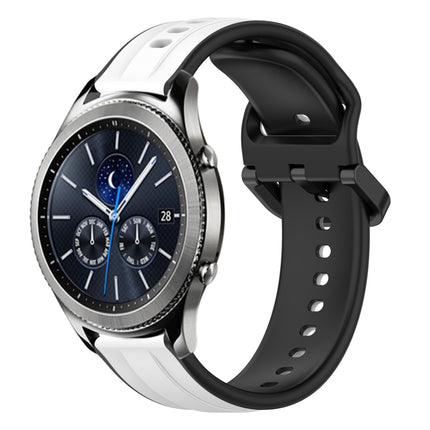 22mm Convex Loop Two-Color Silicone Watch Band