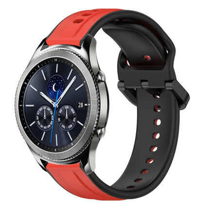 22mm Convex Loop Two-Color Silicone Watch Band