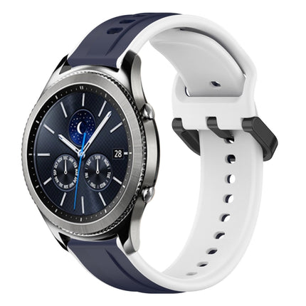 22mm Convex Loop Two-Color Silicone Watch Band