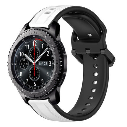22mm Convex Loop Two-Color Silicone Watch Band