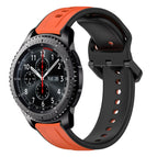 For Samsung Gear S3 Frontier / Orange+Black