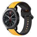 For Samsung Gear S3 Frontier / Yellow+Black