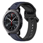 For Samsung Gear S3 Frontier / Midnight Blue+Black