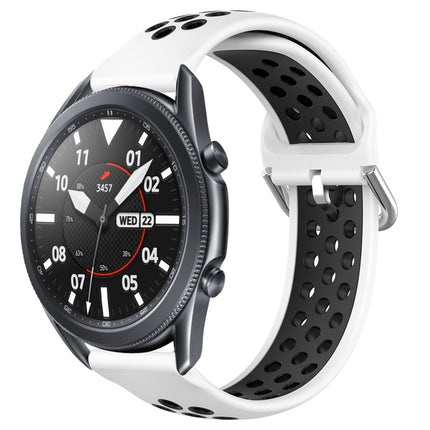 22mm Perforated Breathable Sports Silicone Watch Band, For Samsung Galaxy Watch3 45mm, For Samsung Gear S3 Classic, For Samsung Gear S3 Frontier - DealBuddy