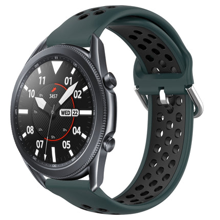 22mm Perforated Breathable Sports Silicone Watch Band