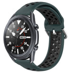 For Samsung Galaxy Watch3 45mm / Olive Green+Black
