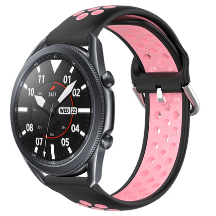 22mm Perforated Breathable Sports Silicone Watch Band, For Samsung Galaxy Watch3 45mm, For Samsung Gear S3 Classic, For Samsung Gear S3 Frontier - DealBuddy