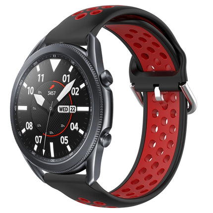 22mm Perforated Breathable Sports Silicone Watch Band, For Samsung Galaxy Watch3 45mm, For Samsung Gear S3 Classic, For Samsung Gear S3 Frontier - DealBuddy