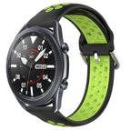 For Samsung Galaxy Watch3 45mm / Black+ Lime