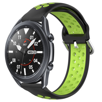 22mm Perforated Breathable Sports Silicone Watch Band, For Samsung Galaxy Watch3 45mm, For Samsung Gear S3 Classic, For Samsung Gear S3 Frontier - DealBuddy