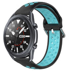 22mm Perforated Breathable Sports Silicone Watch Band