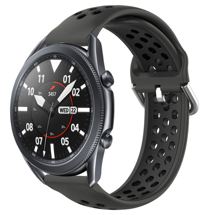 22mm Perforated Breathable Sports Silicone Watch Band
