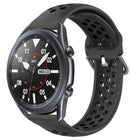 22mm Perforated Breathable Sports Silicone Watch Band, For Samsung Galaxy Watch3 45mm, For Samsung Gear S3 Classic, For Samsung Gear S3 Frontier - DealBuddy