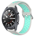 22mm Perforated Breathable Sports Silicone Watch Band