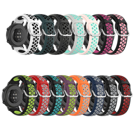 22mm Perforated Breathable Sports Silicone Watch Band