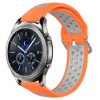 For Samsung Gear S3 Classic / Orange+Grey