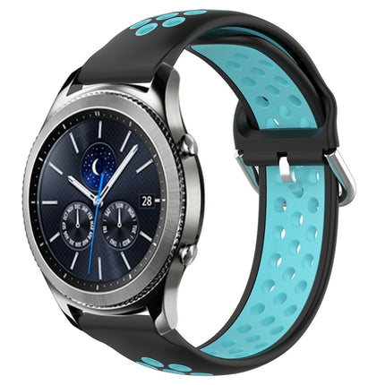 22mm Perforated Breathable Sports Silicone Watch Band