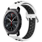 For Samsung Gear S3 Frontier / White+Black