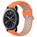 For Samsung Gear S3 Frontier / Orange+Grey