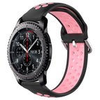 For Samsung Gear S3 Frontier / Black+Pink