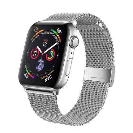 Milan Metal Steel Mesh Integrated Buckle Watch Band, For Apple Watch Series 8&7 41mm, For Apple Watch Ultra 49mm / Series 8&7 45mm - DealBuddy