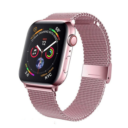 Milan Metal Steel Mesh Integrated Buckle Watch Band, For Apple Watch Series 8&7 41mm, For Apple Watch Ultra 49mm / Series 8&7 45mm - DealBuddy