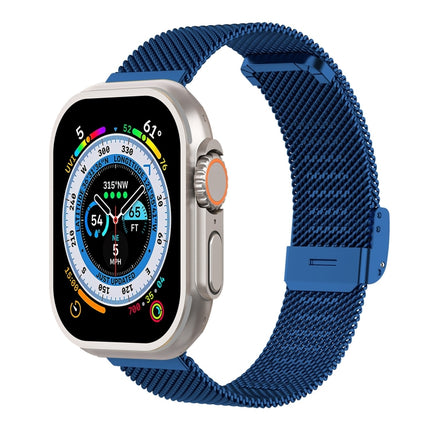Milan Metal Steel Mesh Integrated Buckle Watch Band, For Apple Watch Series 8&7 41mm, For Apple Watch Ultra 49mm / Series 8&7 45mm - DealBuddy