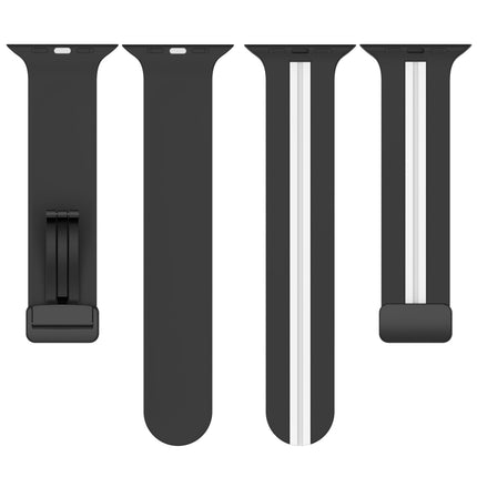 Magnetic Clasp Two-Color Silicone Watch Band