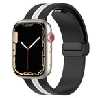 For Apple Watch Series 8&7 45mm / Black+White
