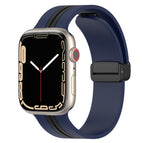 For Apple Watch Series 8&7 45mm / Midnight Blue + Black